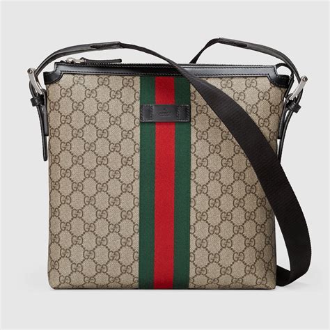 supreme messenger bag|gucci gg supreme messenger bag.